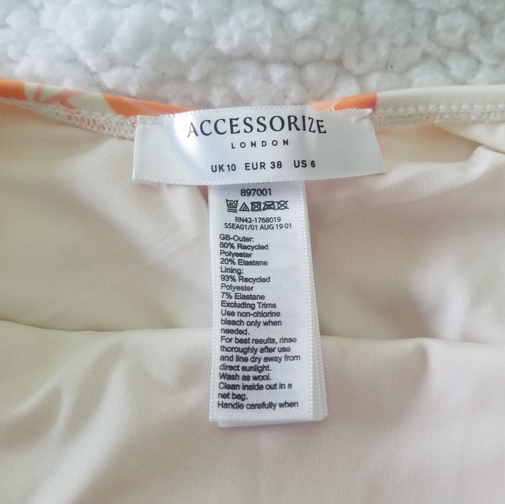 ACCESSORIZE LONDON Orange tropical palm one piece - Picture 11 of 13